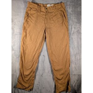 Carhartt B151 Canvas Work Dungaree Pants Loose Original Fit Mens 36x34 Carpenter